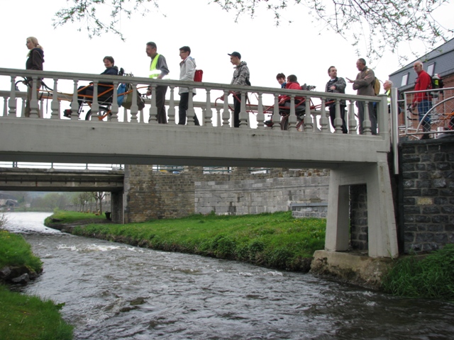 randonnée sportive avec joëlettes, Hotton, 2012